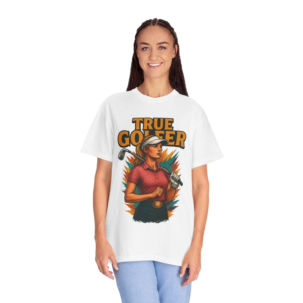 Golf T-Shirt — “True Golfer” Retro Graphic Tee for Golfers & Golf Enthusiasts