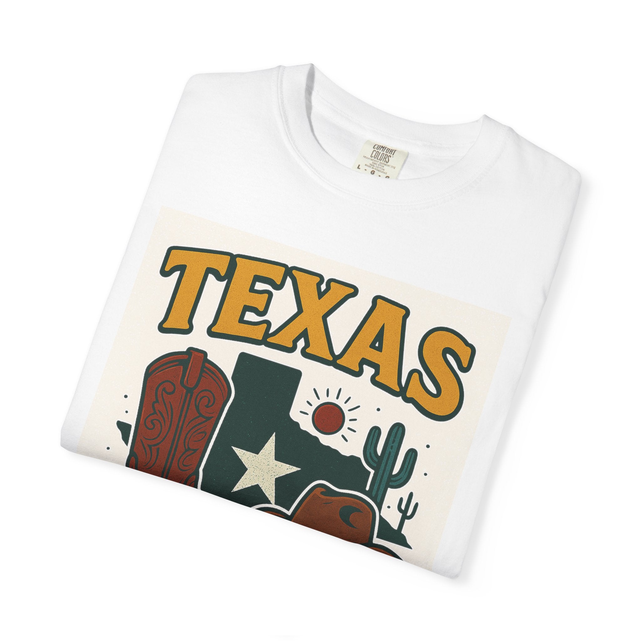 Texas Lone Star T-Shirt — Cowboy Boots & Hat Graphic Tee