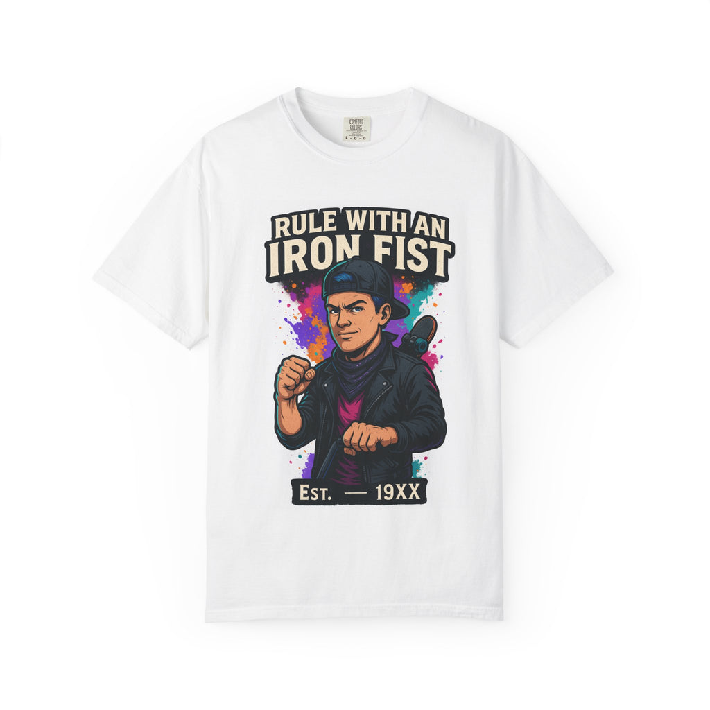 Rule With An Iron Fist T-Shirt — Vintage Martial Arts Graphic Tee