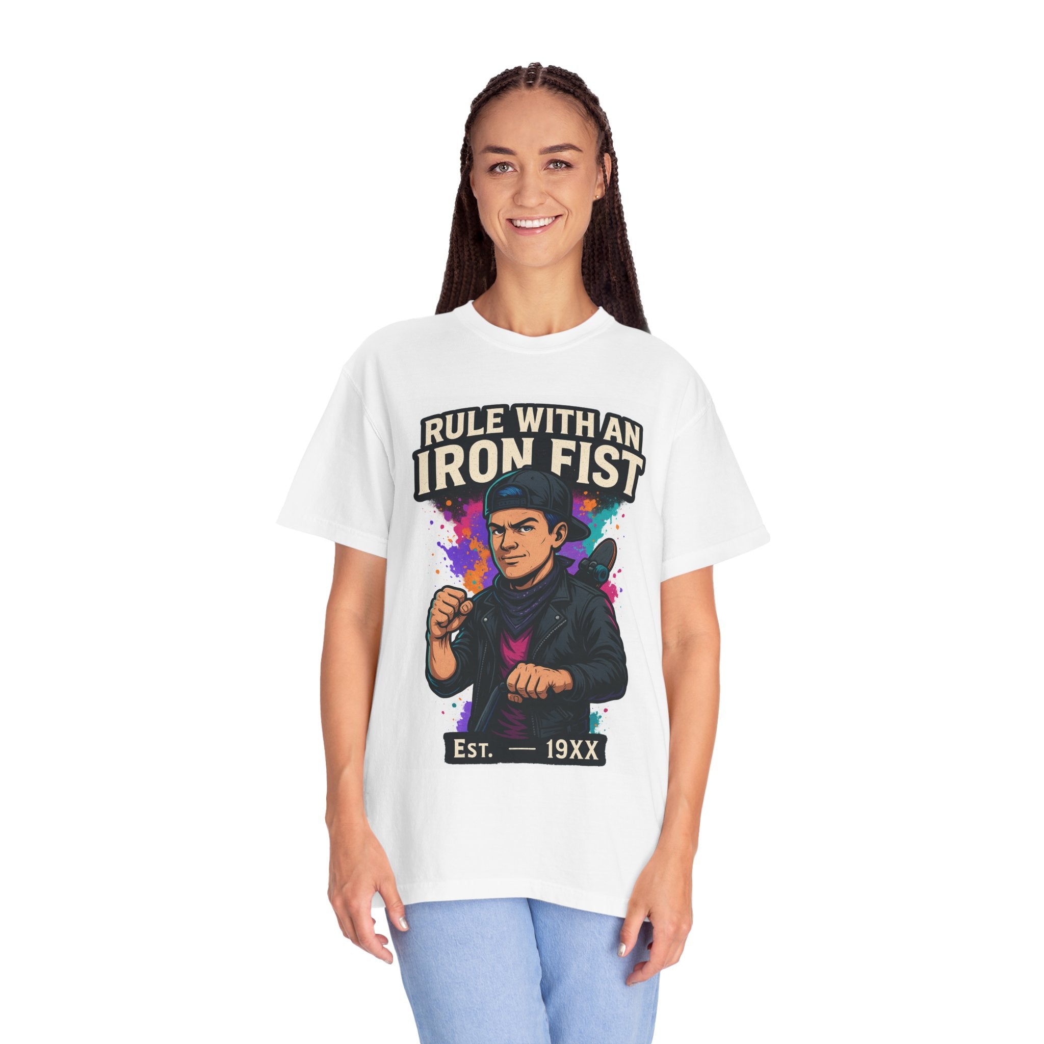 Rule With An Iron Fist T-Shirt — Vintage Martial Arts Graphic Tee
