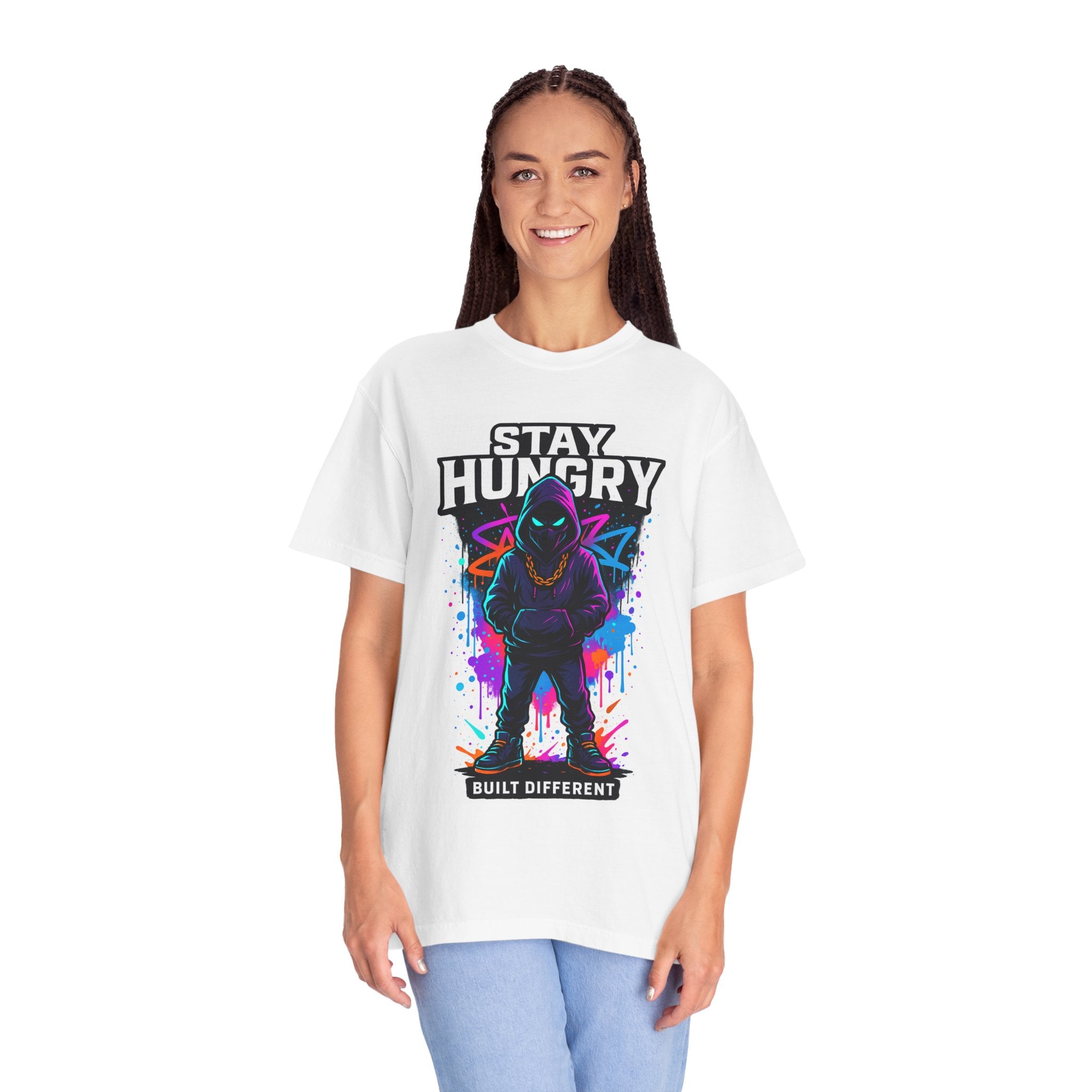 Stay Hungry Graphic T-Shirt — Built Different Streetwear Tee