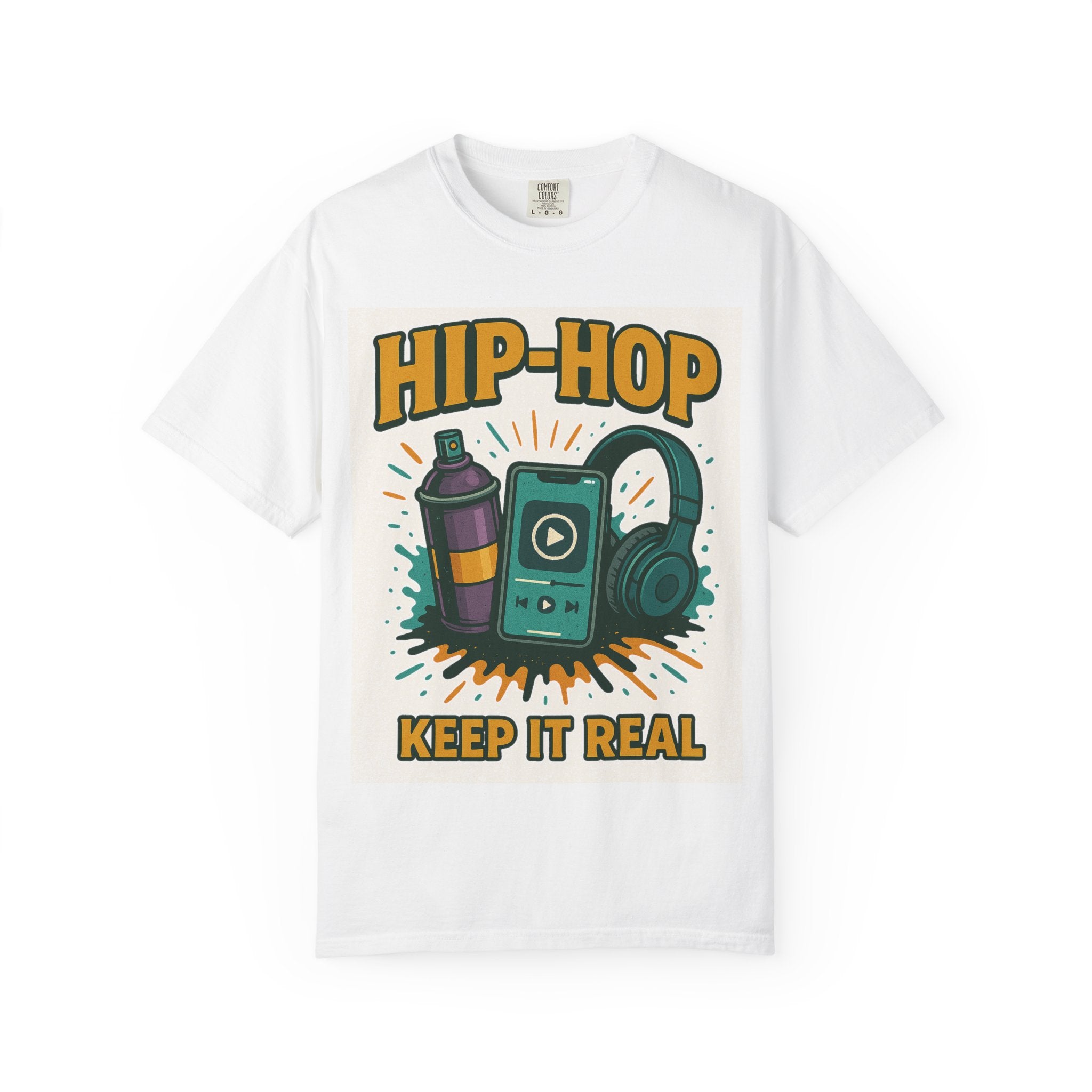 Hip-Hop "Keep It Real" Graphic T-Shirt