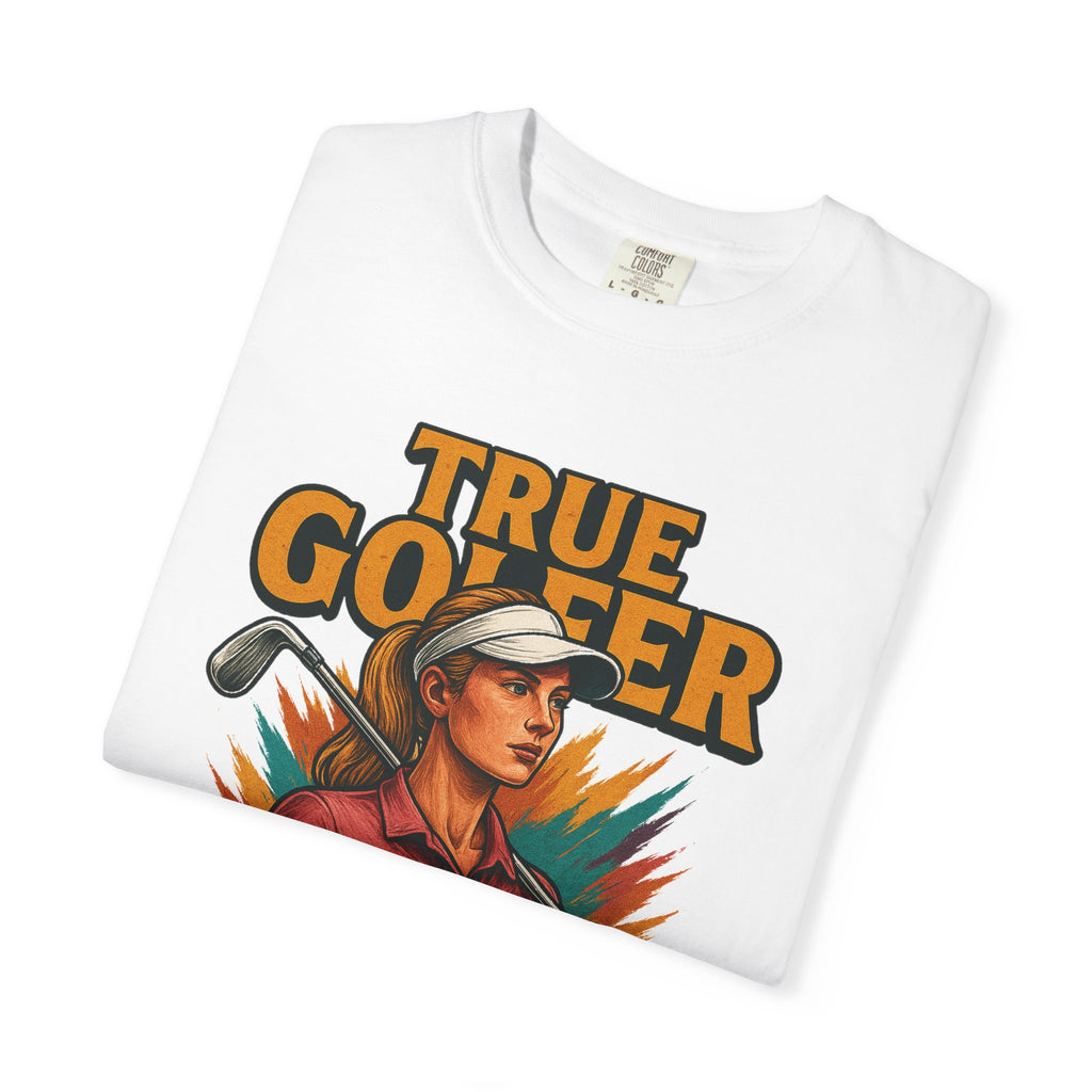 Golf T-Shirt — “True Golfer” Retro Graphic Tee for Golfers & Golf Enthusiasts